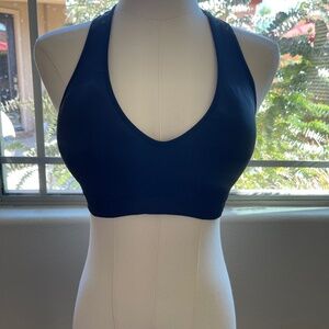 Under Armour Seamless Plunge Bra Black Sz M